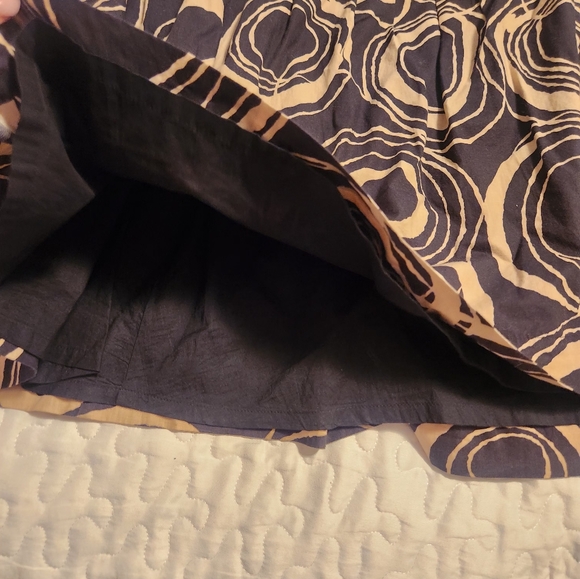 Old Navy Black and Tan Skater Skirt SIZE 18 - Picture 2 of 5